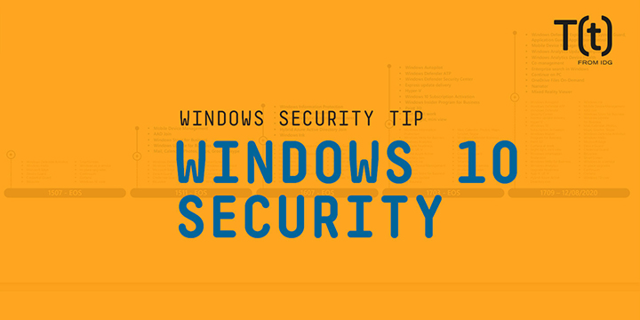 CSOonline's tweet photo. [Video] #Windows10: Are you on the right version?

With some versions of Windows 10 off support or going off support soon, it’s time to review what #security features you’re missing.

🎥 Watch the video: https://t.co/4gSH6kQqQB

#WindowsSecurity #Windows10Security https://t.co/ov6FvUYYL3