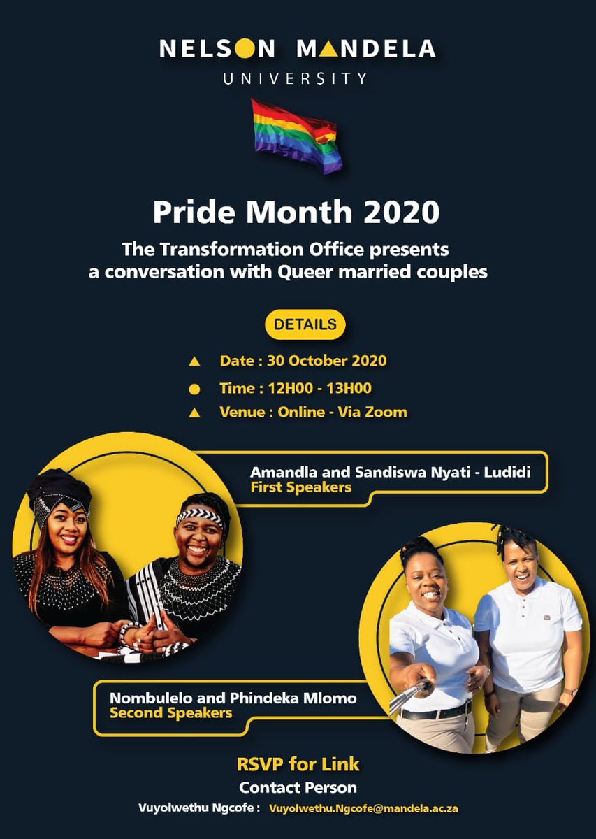 Mandela #Pride virtual event https://t.co/IpcJtaQxih