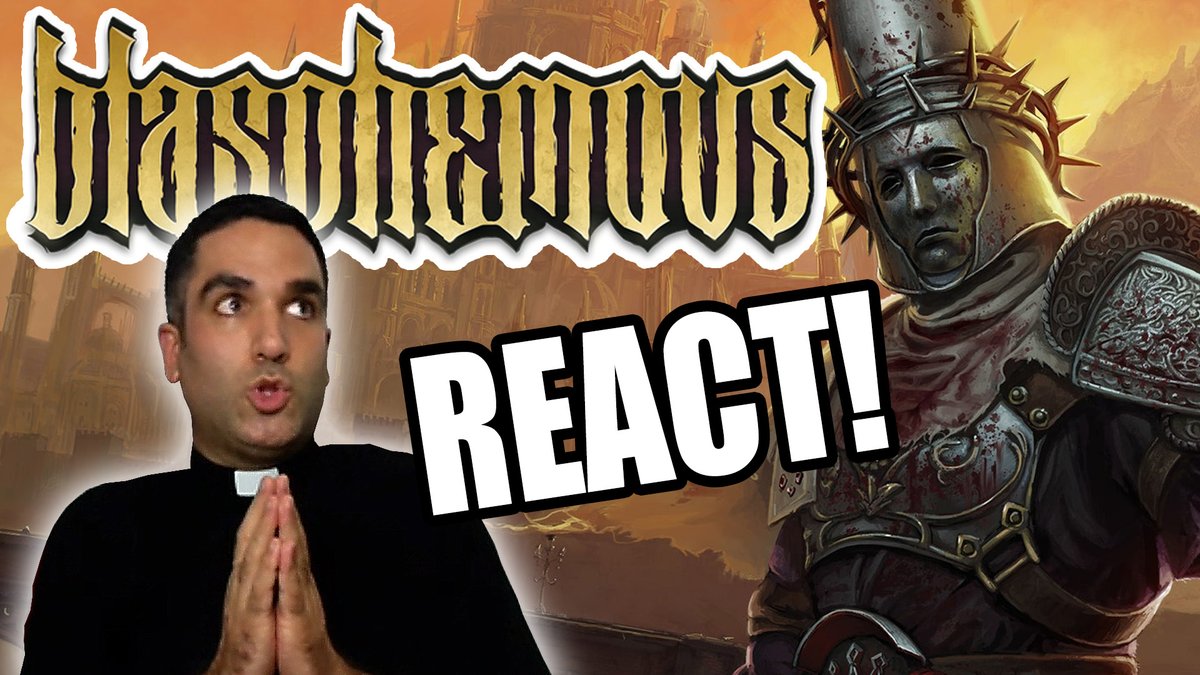 Jon_Cortazar's tweet photo. 🔴 ¡Nuevo vídeo en el canal! *SACERDOTE REACCIONA A BLASPHEMOUS* ⛪️ ¡RT para difusión, pls! ♥️ @BlasphemousGame @TheGameKitchen @Team17Ltd https://t.co/iIIzL8qZJ2 https://t.co/1z8AE6Jgmy