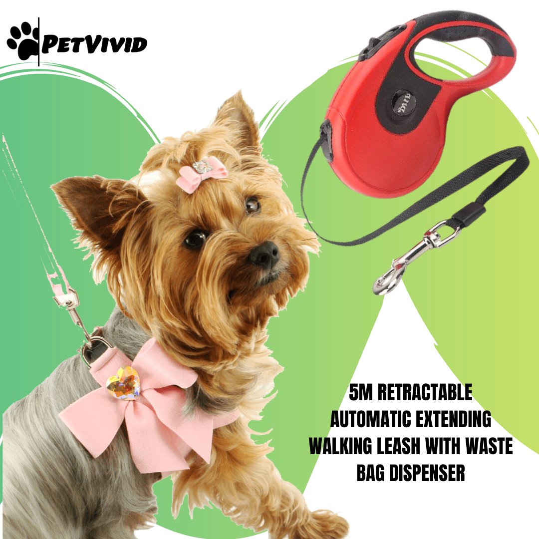 PetVivid's tweet photo. 5M Retractable automatic extending Walking Leash with waste bag Dispenser.

#dogleash #dogleads #doglead #dogcollar #dogcollars #dogaccessories https://t.co/zX080M0WS0
