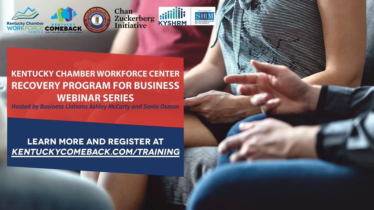 KyChamberFdn's tweet photo. It's not too late! Register now for the Workforce Recovery Program for Business final part of the webinar series hosted by Business Liaisons @ashleymccartyky &amp; @sosmanky: TO DISCLOSE OR NOT TO DISCLOSE. TODAY at 10 am! Register here:
https://t.co/fgofIraLuf https://t.co/9HswSv6TNA