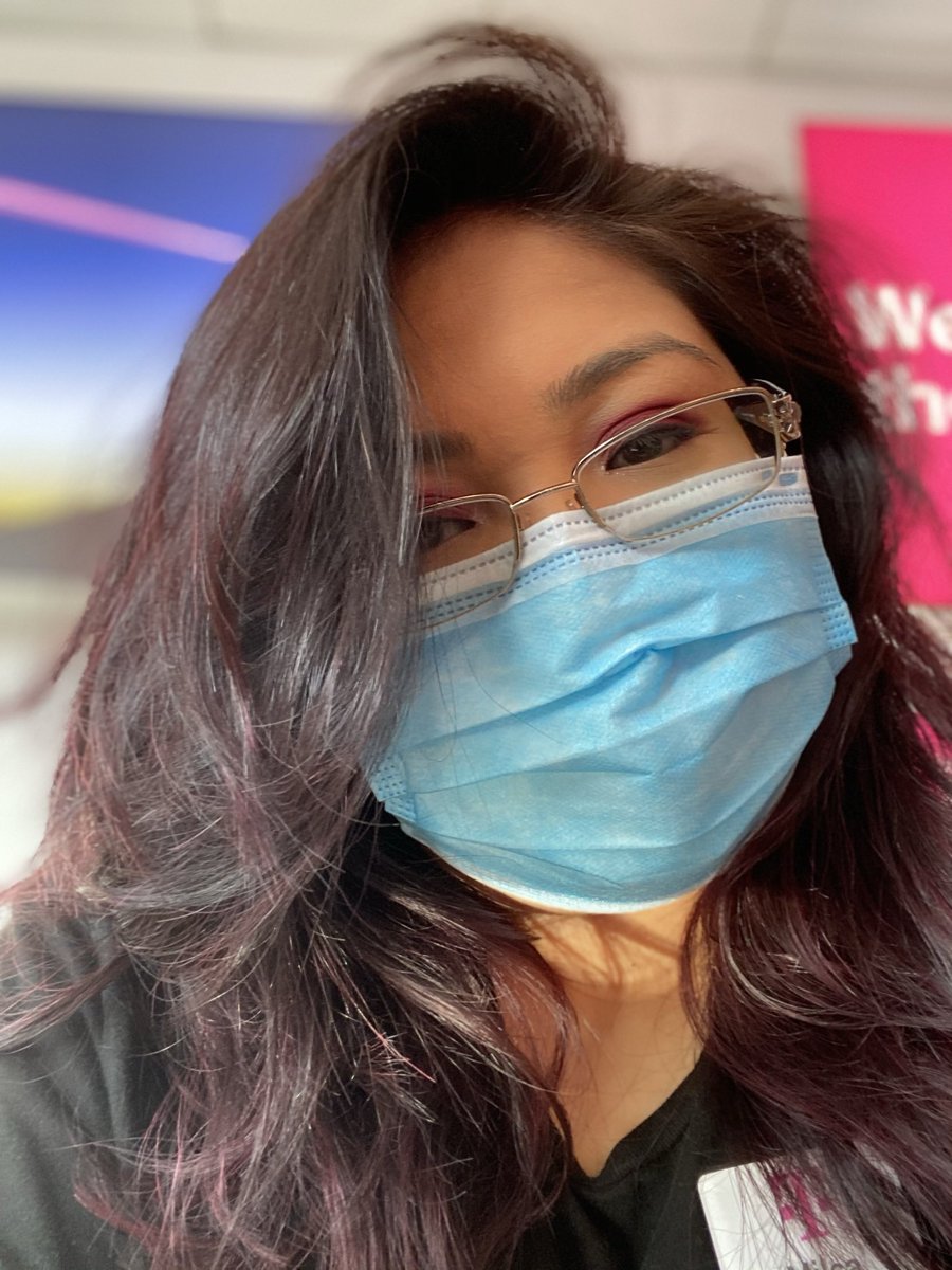 Mask on! Let’s get ready to roll! #iLoveTMobile