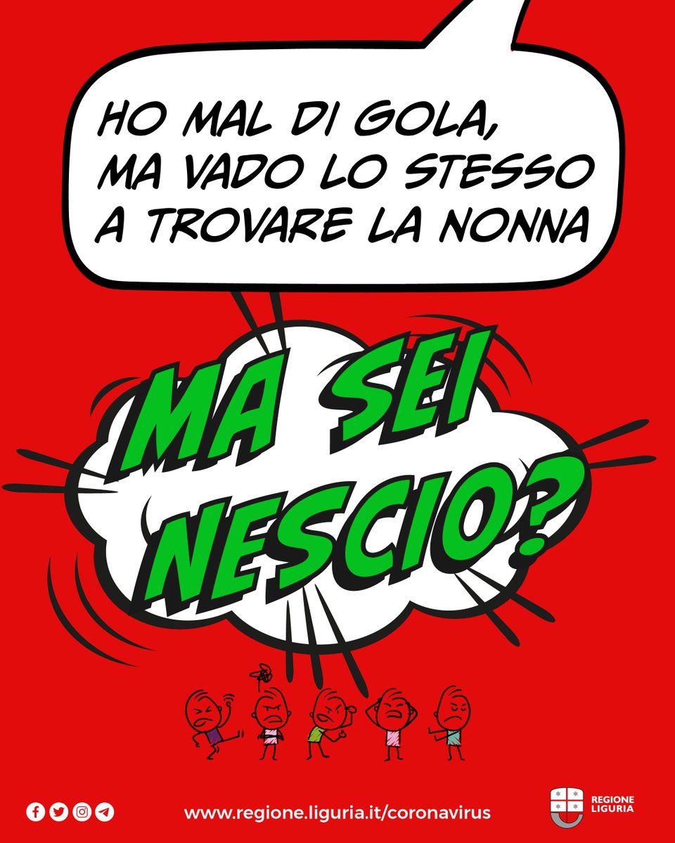 RegLiguria's tweet photo. 💥 Rispettare le norme di contenimento del coronavirus protegge te, i tuoi cari e tutte le persone che ti stanno intorno

✅ Mascherina
✅ Distanziamento
✅ Igiene
✅ Responsabilità 

🆕 Al via la nuova campagna di sensibilizzazione della Regione Liguria 

#CoronavirusLiguria https://t.co/GtHHSgqlK4