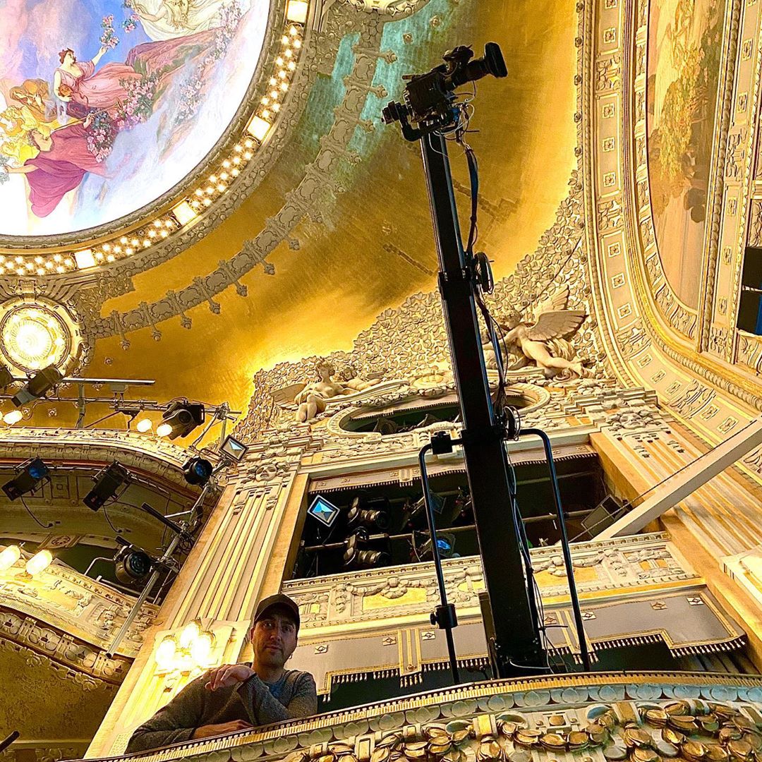 NewtonNordic's tweet photo. Ljud & Bildmedia testing the new double joystick C2 controller with a telescopic crane at the Royal Dramatic Theatre in Stockholm (founded in 1788) to cover a show last Sunday.
.
#Newtonhead #stabilizedhead #outsidebroadcast #technocrane22 #cameracrane https://t.co/6JNyr4GMyE