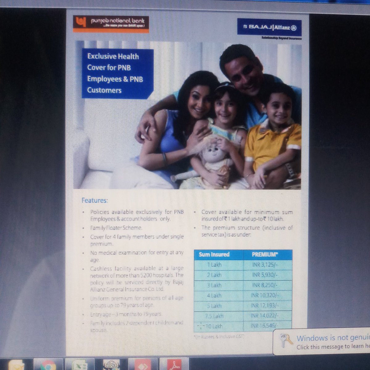 Preetam20021984's tweet photo. @irdaindia no response from irda team, &amp; bajaj Allianz, regarding medical charges &amp; non issuing policy as per pnb mediclaim mail dt. 5oct20 &amp; 10oct20.
As per leaflet no medical check up, but bajaj Allianz team did check up false commitment. https://t.co/J3pkgLcQpC