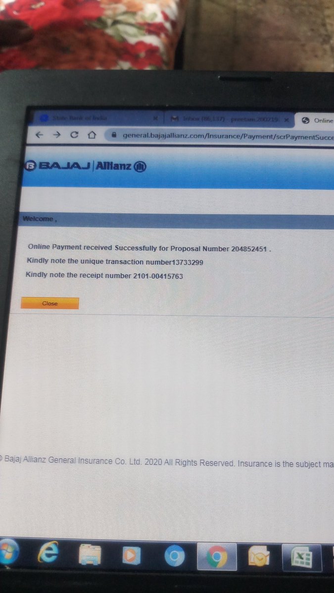 Preetam20021984's tweet photo. @irdaindia no response from irda team, &amp; bajaj Allianz, regarding medical charges &amp; non issuing policy as per pnb mediclaim mail dt. 5oct20 &amp; 10oct20.
As per leaflet no medical check up, but bajaj Allianz team did check up false commitment. https://t.co/J3pkgLcQpC