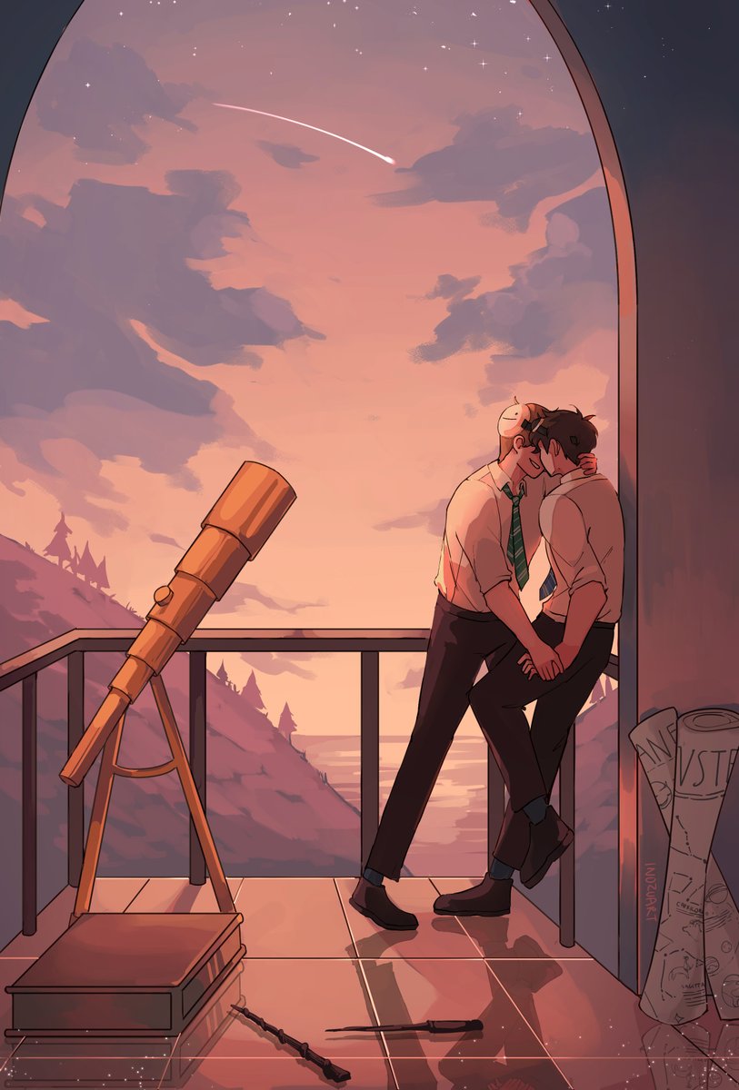 what if we made out 😳 in the astronomy tower ✨at sunset 😌

#dreamnotfound #dreamnotfoundfanart #dreamfanart #georgenotfoundfanart