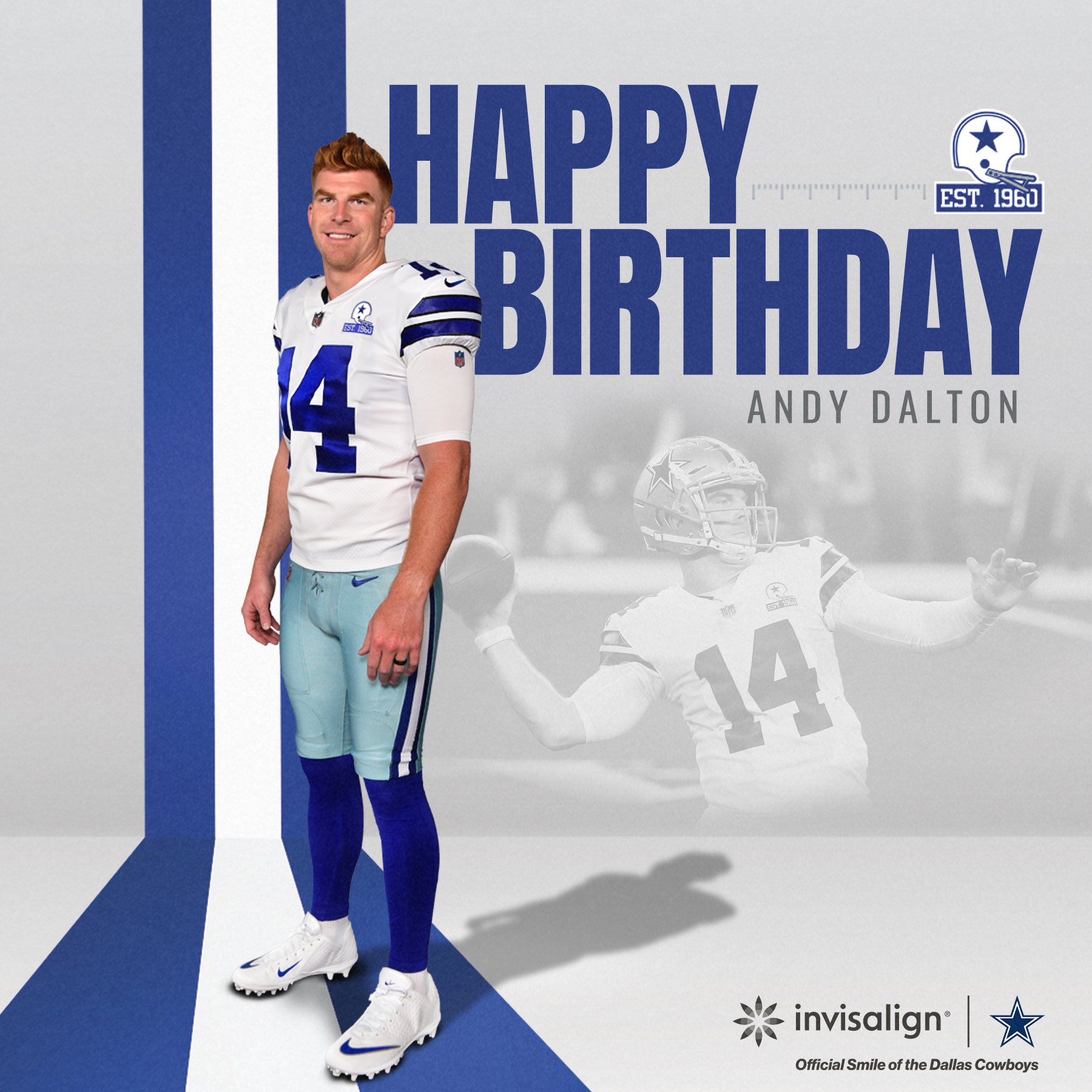 Happy Birthday Andy Dalton. Born On October 29, 1987. He Is 33 Years Old Today 