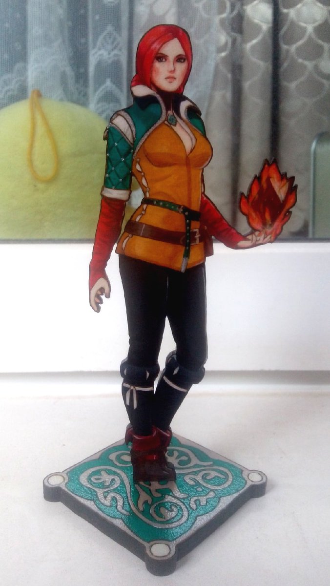 lanlinn_craft's tweet photo. Hey there, guys! :)
Today we would like to show you some new cool thing we tried: it's a standee of Triss from the Witcher universe!
We tried to make it look somehow more realistic, than we usually do, and we guess it turned out well~
#witcher #Triss #handcraft #lanlinn https://t.co/i0Z5yYsIxw