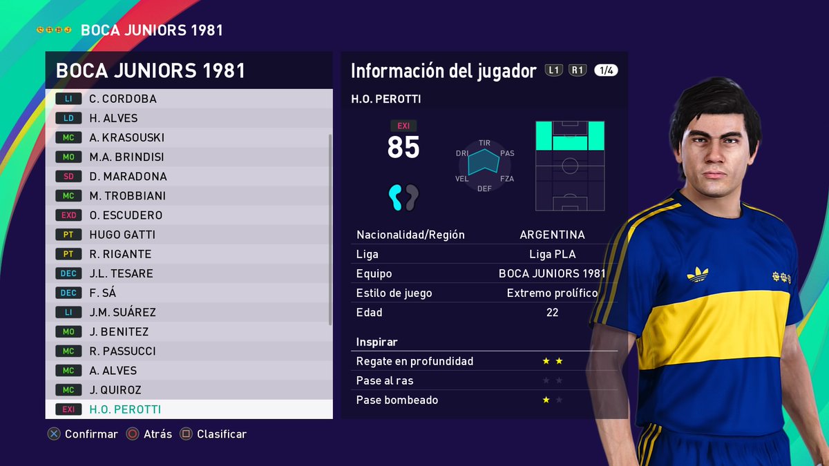 CarlitosPietra's tweet photo. ⚠️Se aproxima el CUMPLE Nro.60 del mas grande de todos los tiempos. Mi humilde homenaje fue editar el plantel COMPLETO de #BOCA1981. Mañana lo vas a disfrutar en tu #PES2021 #PS4
@MaradonaDiego_
@BocaJrsOficial
@PlanetaBoca
@locura_xeneize_
@BocaDorsales
@BocaRetro https://t.co/FzCW7jh7L8
