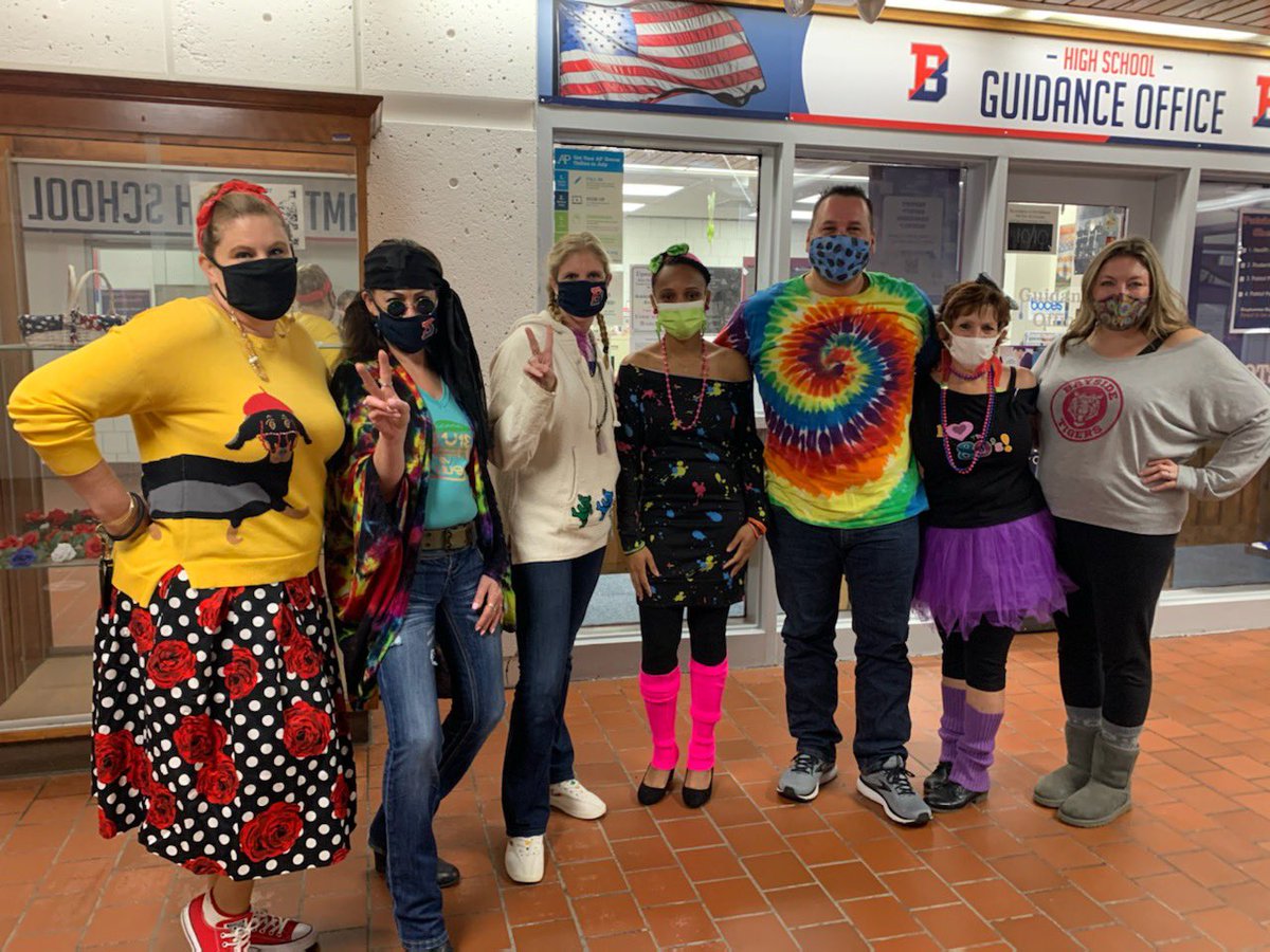 Decades Day at BHS! #BPatriotProud #BCSDspiritweek #BHSPrincipal <a href="/BinghamtonCSD/">Binghamton CSD</a> <a href="/AdminTRodriguez/">Mrs. Rodriguez</a>
