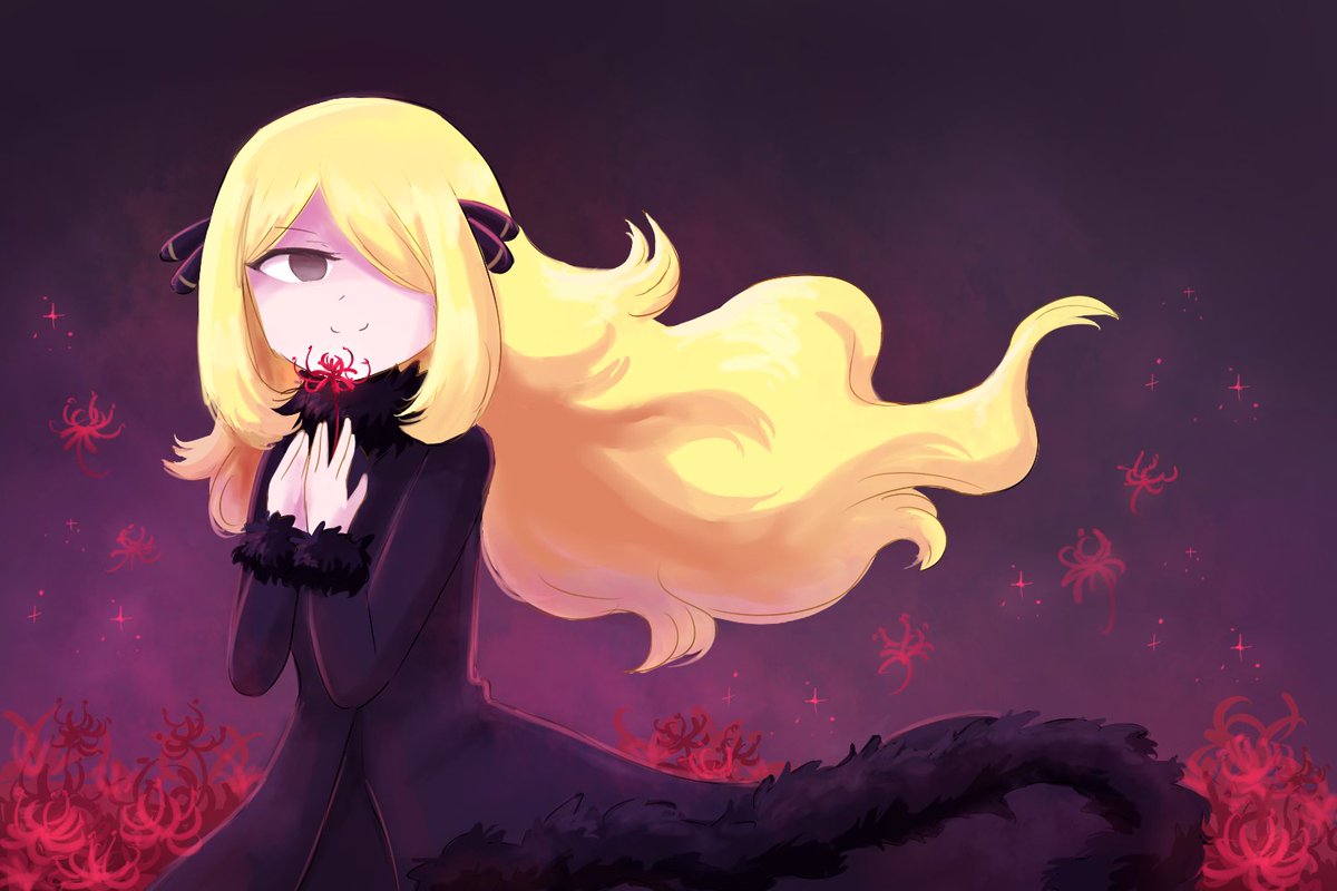 RiriaSnow's tweet photo. "As the Pokemon League Champion, I accept your challenge!"
//drawn with paint tool sai, tablet
#pokemon #cynthia https://t.co/U55bYKLmk5