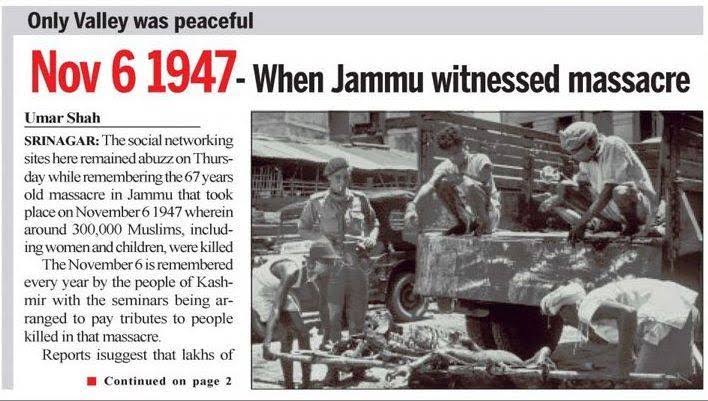 & laughable.First, the RSS, as with the freedom movement had absolutely no role in the accession of J&K.Second, RSS had always wanted Jammu to be separate from the valley. In those days, RSS worked through proxies like Virat Hindu Samaj & Jammu Praja Parishad.+