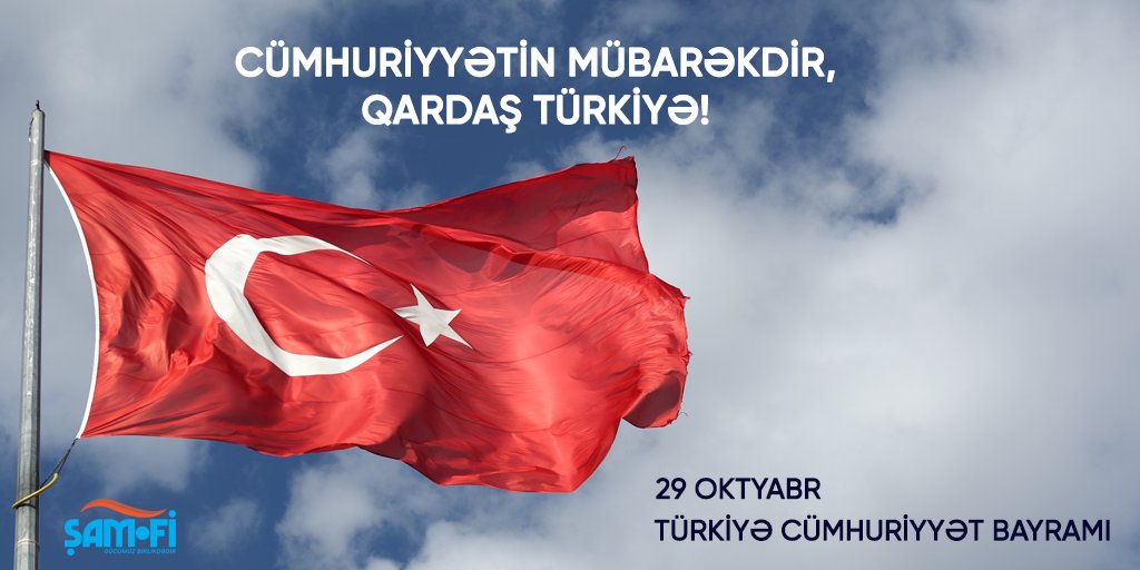 97 yaşlı Cümhuriyyətin mübarəkdir, qardaş Türkiyə! 🇦🇿🇹🇷

#BirMillətİkiDövlət #AzərbaycanTürkiyə #Türkiye #Azərbaycan