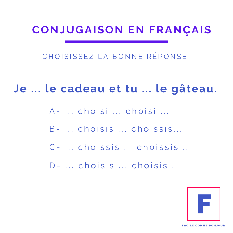 annemorelbiz's tweet photo. Choisissez la bonne réponse 😉

#annemorelbiz #facilecommebonjour #french #français #francés #franzӧsischelernen #francia #apprendrelefrancais #easyfrench #learnfrench #polyglots #parleenfrançais #frenchcourse #frenchcoach #education #pratiquerlefrançais #progresserenfrançais https://t.co/KDqnLSCrLG