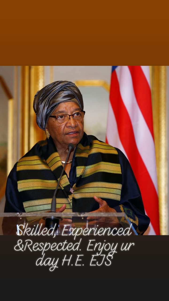 Happy Birthday Former President Ellen Johnson Sirleaf. 