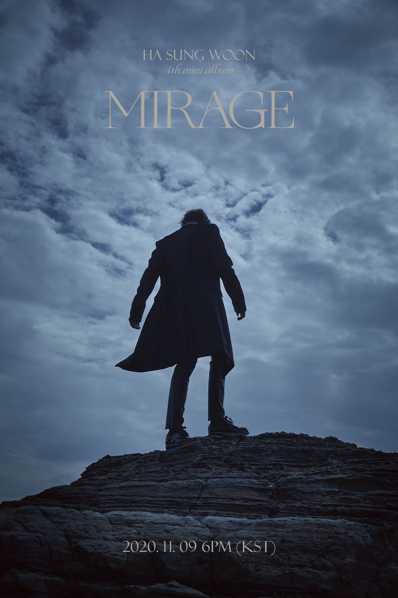 [☁]
⠀
HA SUNG WOON
4th MINI ALBUM
⠀
'MIRAGE' CONCEPT PHOTO ①
⠀
2020.11.09 6PM (KST)
RELEASE
⠀
#하성운 
#HASUNGWOON
#MIRAGE
#COMEBACK