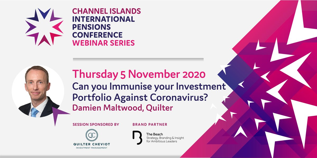 CII_Pensionconf's tweet image. Damien Maltwood will be presenting our fourth webinar at 09:00 on Thursday 5 November accompanied by host Mark Lindsay. 

For more information and to register please visit our website - cipensionsconference.com/webinar-series…

This webinar is kindly sponsored by @QuilterCheviot.
#CIIPC #Pensions