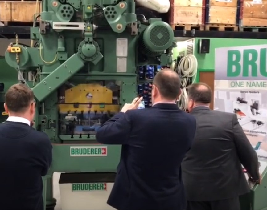 BrudererUK's tweet photo. https://t.co/pptUSpmEbT

Videos are on our Youtube channel of one of our recent tool trials,    
During their trial that very day we took the same tooling from 200spm up to 800spm.

#manufacturing #ukmanufacturing #ukmfg #tooltrial #highspeed  #press https://t.co/Nm8OVXnOiA