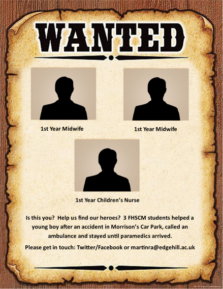 EHU_FHSCM's tweet photo. PLEASE SHARE!!!!!!  Help us find our nursing heroes who helped a member of our local community? Was this you? Do you know who they are? Any information please let us know? https://t.co/oO4Fwgxk9i