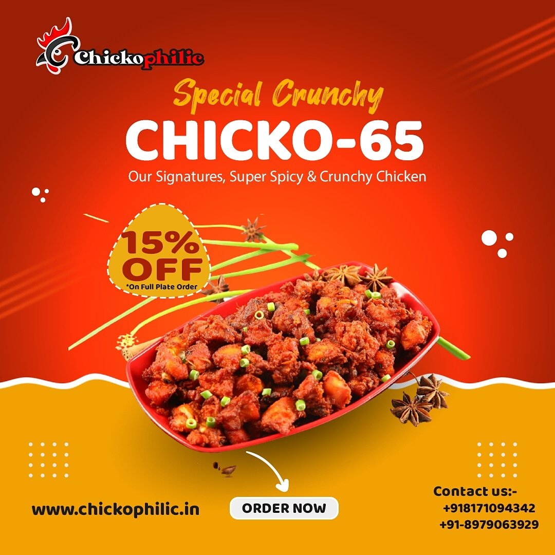 chickophilic's tweet photo. Made with love ❤ Our Famous #chicko-65.😍

⭐⭐Get 15% Off⭐⭐
On Full Plate Order

⭐Freshly Cooked⭐
⭐Free Home Delivery⭐

⭐⭐Order Online At⤵⤵
https://t.co/ViGPKZCUOb

#Chickophilic #signaturedish
#GoodFoodTakesTime https://t.co/quDotTRONV