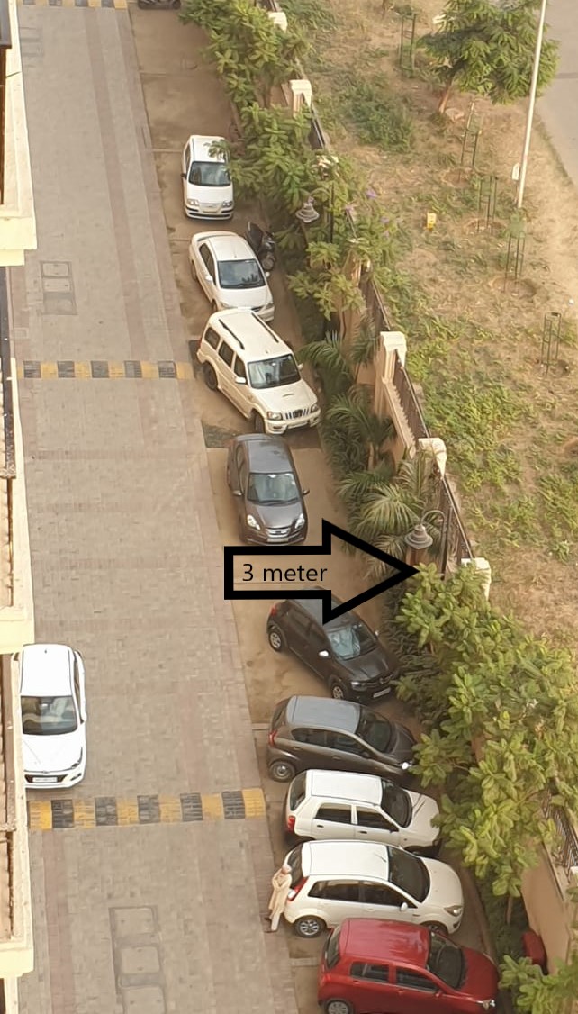 group_dolce's tweet photo. @OfficialGNIDA @Gaurav_Gupta_11 @UPRERAofficial Not an isolated phenomena this. Look at project registered with #RERA with project ID UPRERAPRJ3774. See the Approved plan and actual status 👇. Muddy haphazard parking than Green. Blocked Fire hydrants inviting a disaster, isn't it? Hope you are aware of such irregularities! https://t.co/QG8xlswUzi