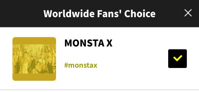 MonstaXVotingSQ's tweet photo. [ MAMA 2020 ] 

Monsta X has been nominated for MAMA 2020 

• BEST MALE GROUP
• ARTIST OF THE YEAR
• WORLDWIDE FANS’ CHOICE (use the hashtag #monstax #MAMAVOTE )

🔗Vote here: https://t.co/bIyPY7O8CE
 
#monstax #MAMAVOTE #몬스타엑스 @OfficialMonstaX https://t.co/zbwhCkI7uk
