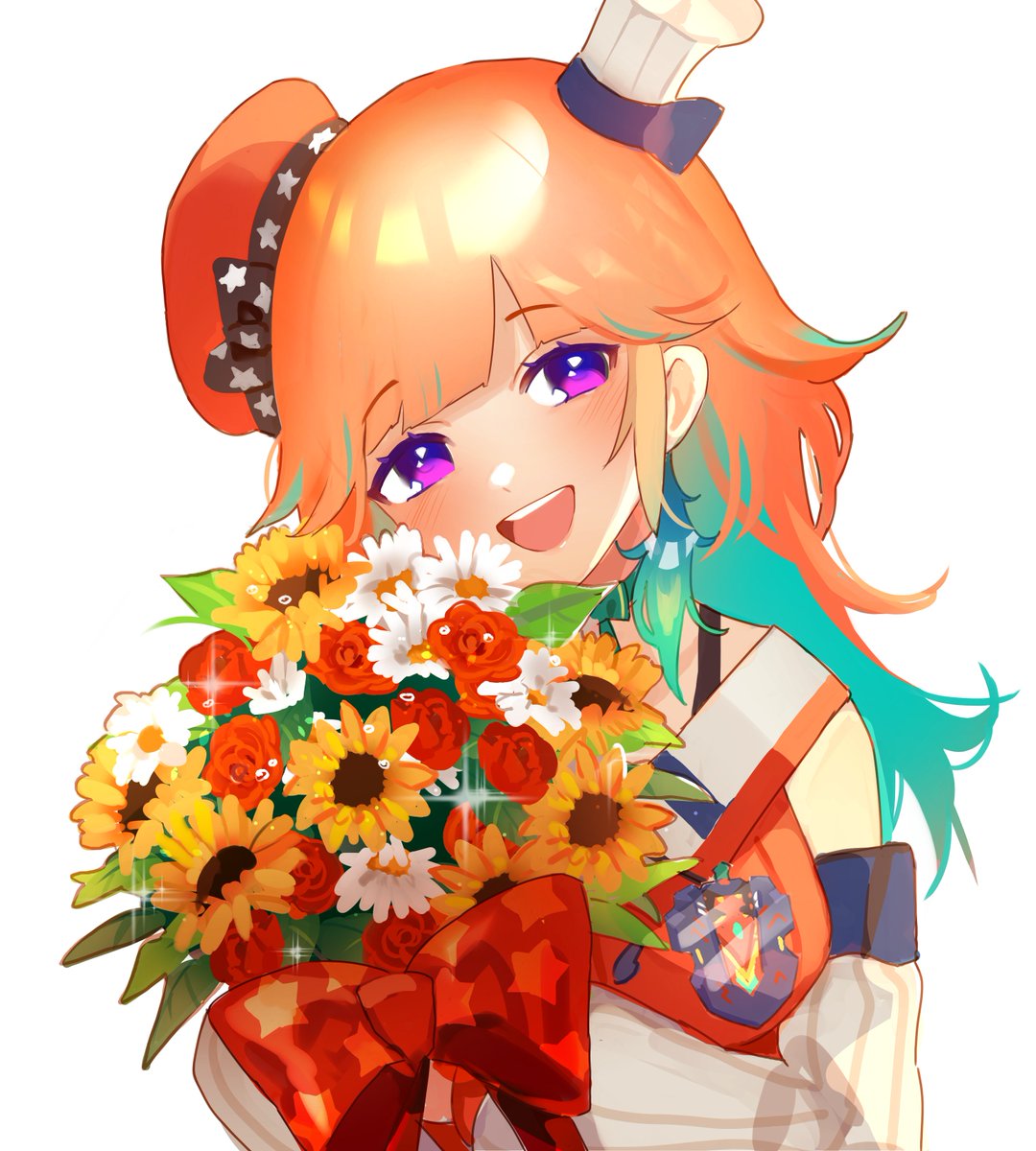 小鳥遊キアラ 「Congratulations on reaching 400k subs! I」|Yunarunのイラスト