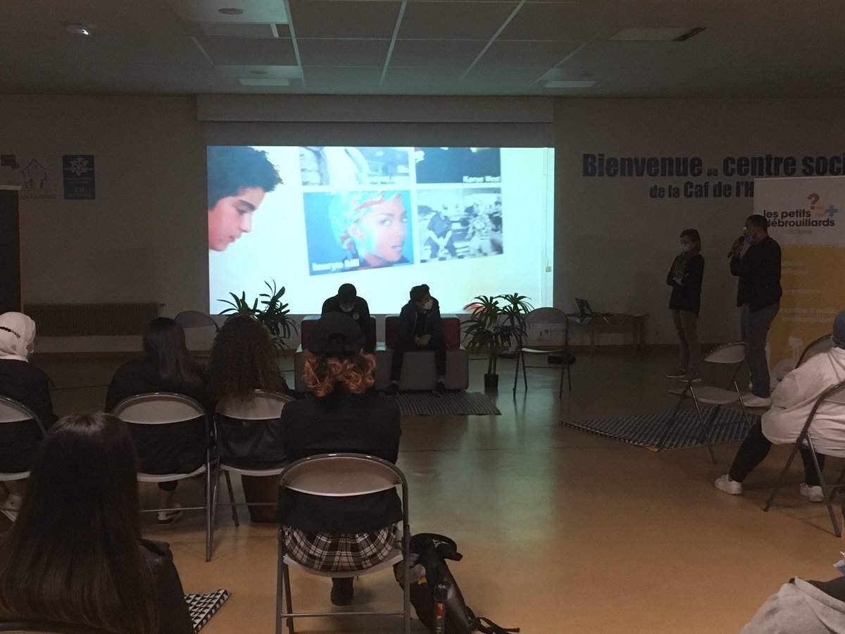 Ben_Delgad's tweet photo. Courts métrages réalisés par des jeunes et débattus entre jeunes ! Superbe animation avec APS34, MotSon, Les Petits Débrouillards. 
Un très grand bravo 👏 #valorisation #jeunesse https://t.co/i2uLKnqSna