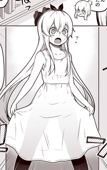@koji_campus 絵にして貰って改めて思うけど、こういう服を着ていると島風っていいトコのお嬢さんっぽいよなー。そして、この格好でも普通だったら薄着の方だと思う。
