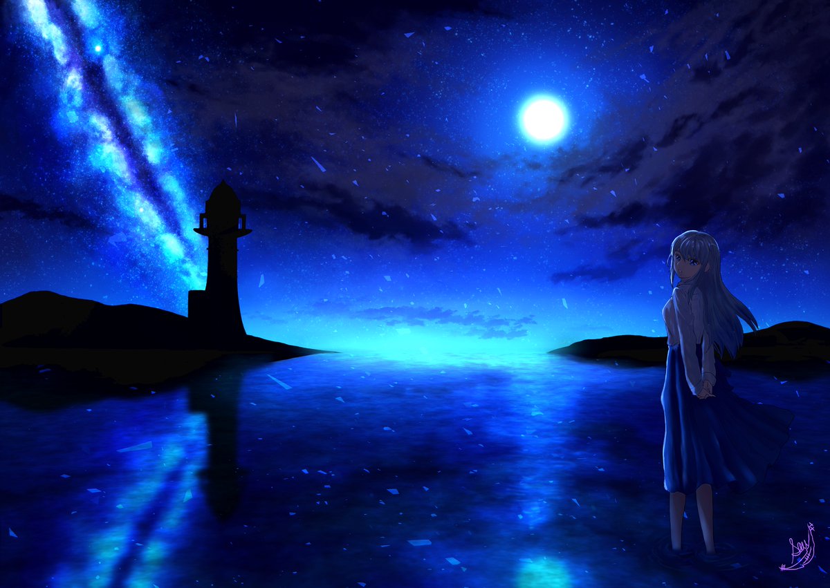 夜空イラスト Twitter Search Twitter