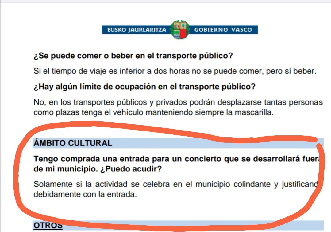 CGPBILBAO's tweet photo. @teatrocampos Con las aclaraciones del Gobierno Vasco de ayer creo que ya está claro el tema https://t.co/DR2Ar8oxoK