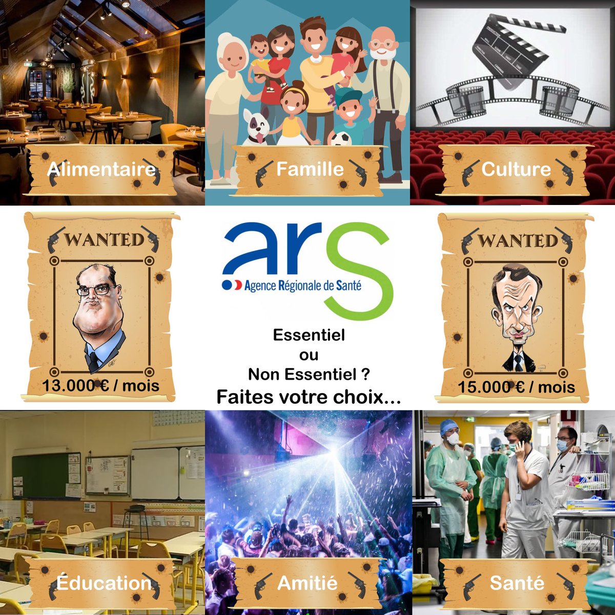 DicoLSF's tweet photo. 🥳😷🥳😷 Confinement 2nd vague 

🤯🤯 Petit jeu 9 propositions Essentiel - Non Essentiel 
🤔🤔 Vous avez 6 choix max 
🤪🤪 A vos votes 
🤣😁🤣😁 A diffuser dans votre réseau pour un sondage avant Noel https://t.co/i0TgK9cFj2