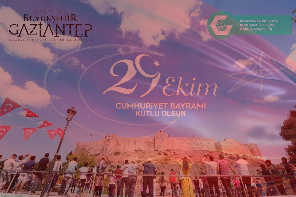 Cumhuriyetimizin 🇹🇷97. yılını kutladığımız bu günlerde, geleceğe büyük bir ümit, inanç ve gayretle yürümek azmi ve de kararlılığı dileğiyle. 

“Cumhuriyet Bayramımız Kutlu Olsun”

<a href="/FatmaSahin/">Fatma Şahin</a> 
<a href="/GaziantepBeld/">Gaziantep Büyükşehir</a> 
#29ekim #cumhuriyet #97yıl #kutlu #olsun