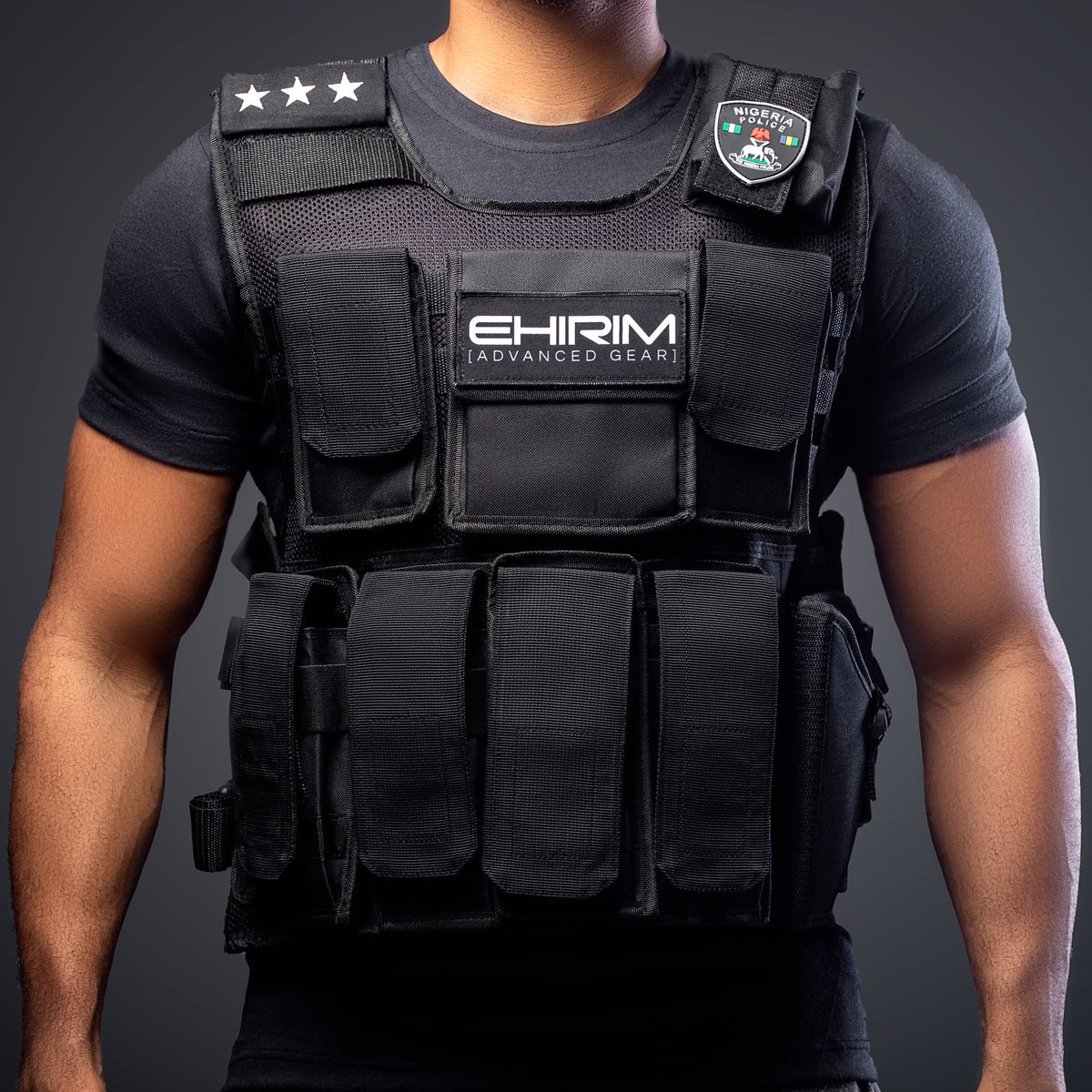 ehirimHQ's tweet photo. In light of the recent developments and in a bid to provide solutions for a more transparent relationship between the NPF &amp; the Nigerian citizens, our plate carrier has been enhanced to better support a body cam, improve comfort and boost performance. https://t.co/9hW3TSoSxH