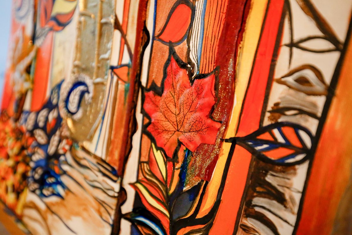 indianlights's tweet photo. Exciting News! Two of my mixedmedia Autumnal paintings will be exhibited at the wonderful Art Gallery the Camden Image Gallery in London in November if you are in the area do check the exhibition out entitled ‘Autumn’s Palette’ 12th - 17th November 2020 🙂 https://t.co/ua5tjjTVQb