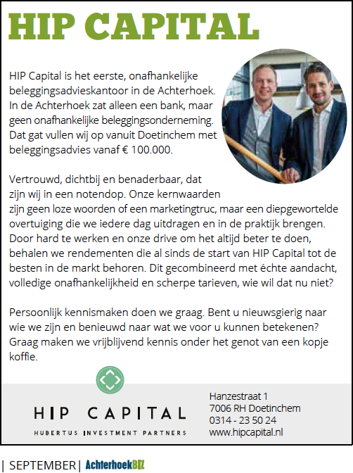 8erhoekBIZ's tweet photo. Dat zichtbaarheid, belangrijk blijft geeft dit leuke bericht wel aan: "Ed, als ooit iemand tegen je zegt dat een vermelding in #AchterhoekBIZ niks doet kun je zeggen dat #HIPCapital er dankzij een stuk in AchterhoekBIZ een klant uit Varsseveld bij heeft! #leukomtemelden Gr. Dick” https://t.co/OXpI0ygGpP