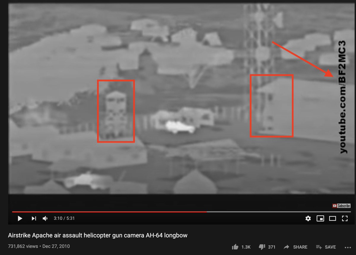 An example on Egyptian TV from 2015 on 'Russian strikes against ISIS' - feat Apache: Air Assault. They even left the gaming channel's watermark on the right side of the screen  H/T  @fighterxwar for this one.Article with video links:  https://www.washingtonpost.com/news/worldviews/wp/2015/10/12/egyptian-tv-anchor-mistakes-video-game-footage-for-russian-airstrikes-in-syria/