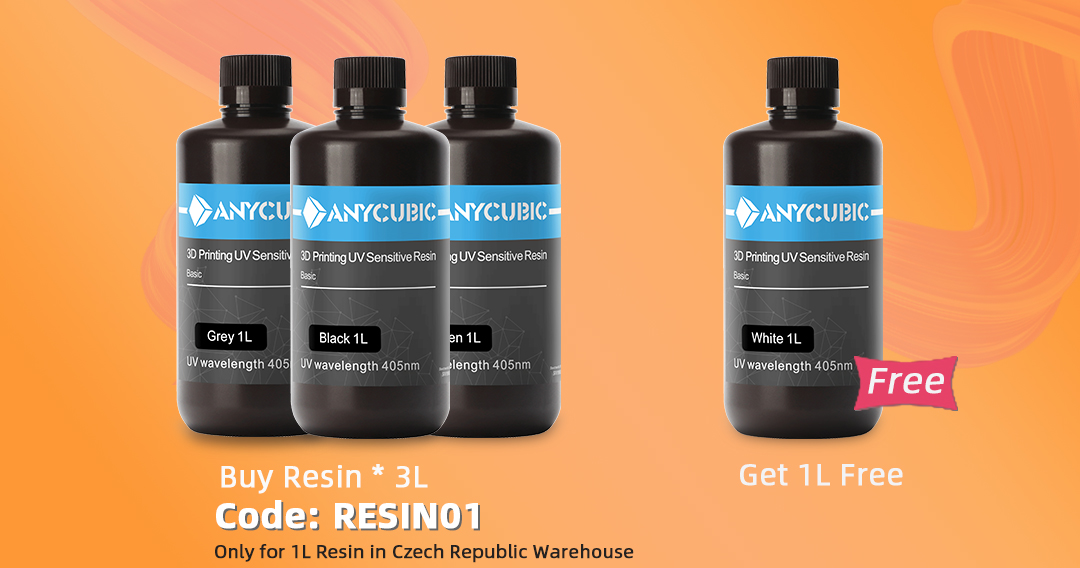 Anycubic Resin buy 3 get 1 free
✂️Code: RESIN01
( Get $35.00 off over $130.00 )
aliexpress.com/item/400113182…
🥳🥳
#anycubic
#3Dprinting 
#3dresin
#resin 
#photonmono