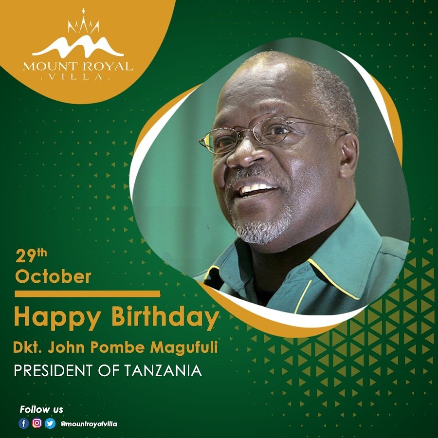 mountroyalvilla's tweet photo. Happy Birthday Mr President https://t.co/GBm6sHQA5G