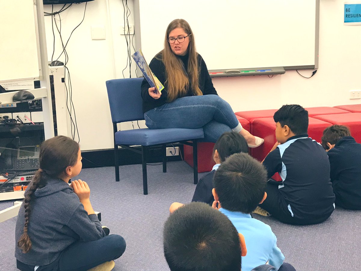 Our students love Miss Kerwick’s modelled reading sessions! 📚 🐛 #edchat #edutwitter #education #reading #books <a href="/NSWEducation/">NSW Dept of Education</a>