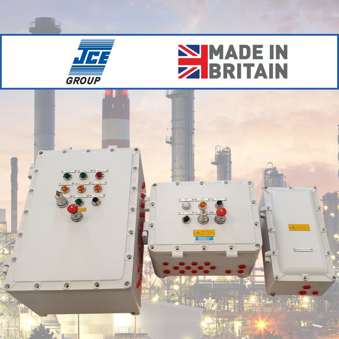 JCEGroupGlobal's tweet photo. Another 3 matching Ex d Zone 1 Control Panels, being prepped for packing and dispatch to a well-known Ex specialist supplier of heating, ventilating, air conditioning and refrigeration (HVAC) equipment.

#HVAC #ATEX #controlsystems 

Find out more 👇
https://t.co/JcxmzzP7bJ https://t.co/TzhECw2GXJ