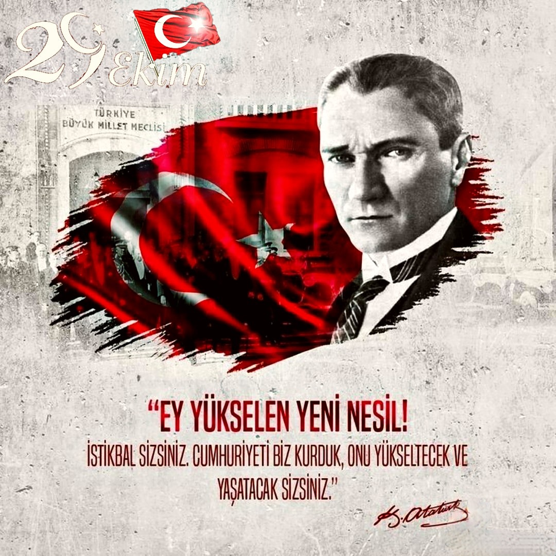 KonyaLiseliler's tweet photo. Cumhuriyetimizin 97. Yılı kutlu olsun
#29EkimCumhiyetBayramı 
#alperenocakları https://t.co/iSW2zBMD0d