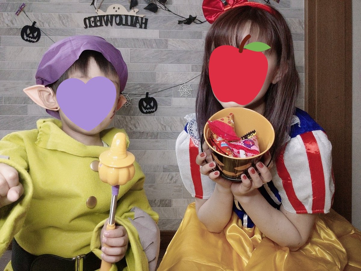 白雪りんご 当日は出かけてるので少し早いけどハロウィンコスプレしました 白雪姫と小人です 小人は7人のどれがいいか選ばせたら おとぼけ を選んだので衣装はチクチク手縫いしました 白雪姫は前にりんごさんに頂いたものです ありがとうご 白雪りんご 当日は出かけてるので少し早いけどハロウィンコスプレしました 白雪姫と小人です 小人は7人のどれがいいか選ばせたら おとぼけ を選んだので衣装はチクチク手縫いしました 白雪姫は前にりんごさんに頂いたものです ありがとうご