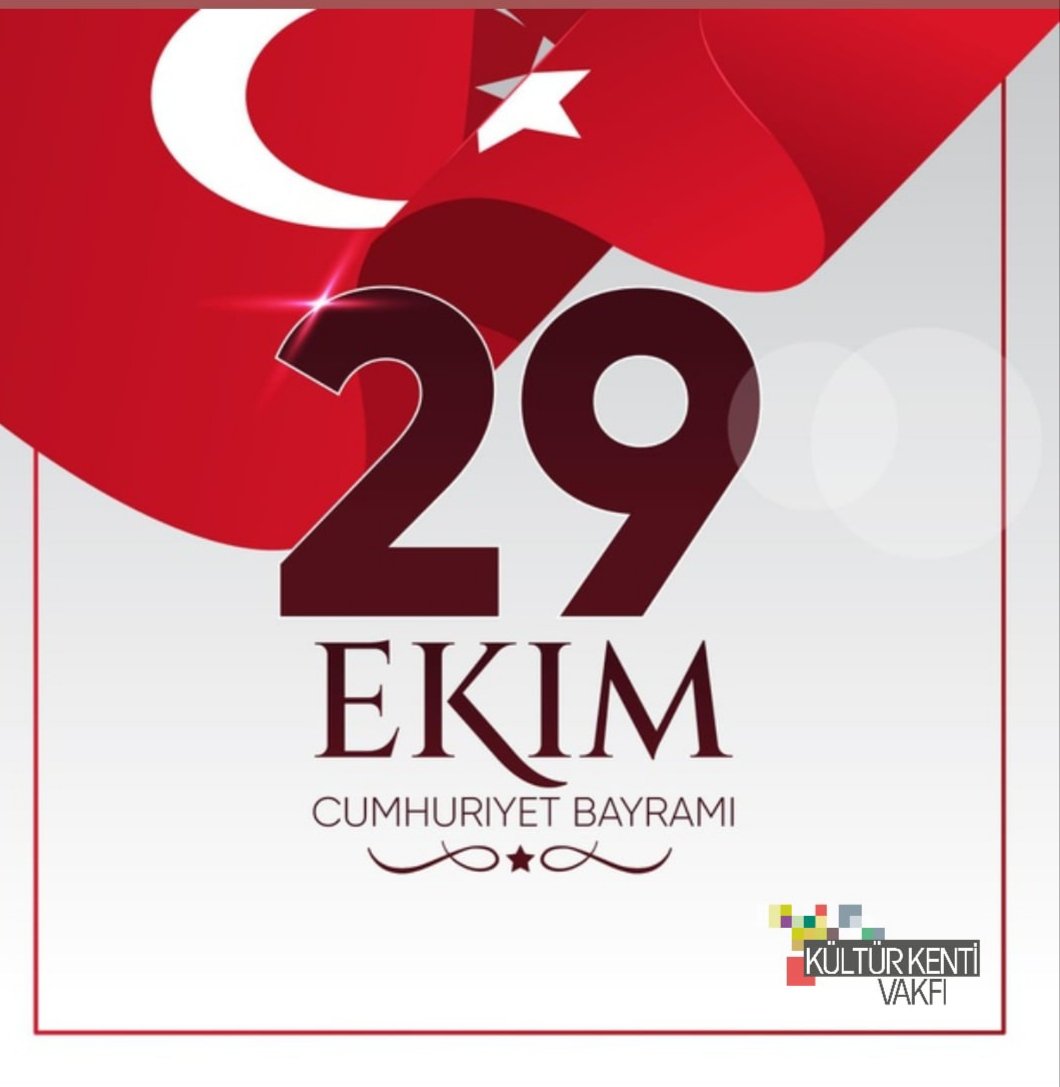 KulturKenti's tweet photo. Cumhuriyetimizin 97. yılı kutlu olsun! https://t.co/SpjYkeM7iY