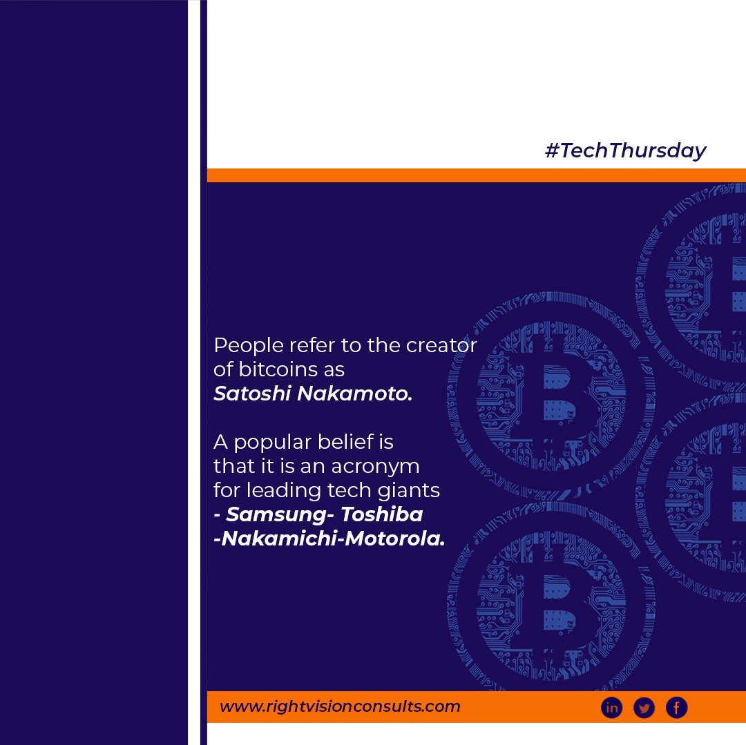 PremiumRight's tweet photo. Bitcoin Fun Facts. Did you know?

#Bitcoin #TechThursday #Cryptocurrency #RightVisionConsults https://t.co/Je5ZPZSGlB