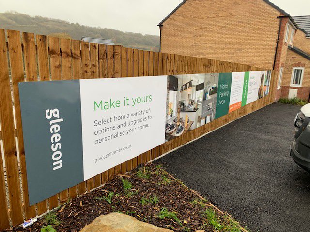 city_sign's tweet photo. More Signage added to sites recently installed at Gleason Homes ☎️ 02476 441546 or 📧 sales@citysignandgraphics.co.uk for all your signage enquires #signage #signs #digital #print #flags #largeformat #signmaker #vinyl #installation #uk #coventry #halifax #bradford https://t.co/IMWmIdb1zU