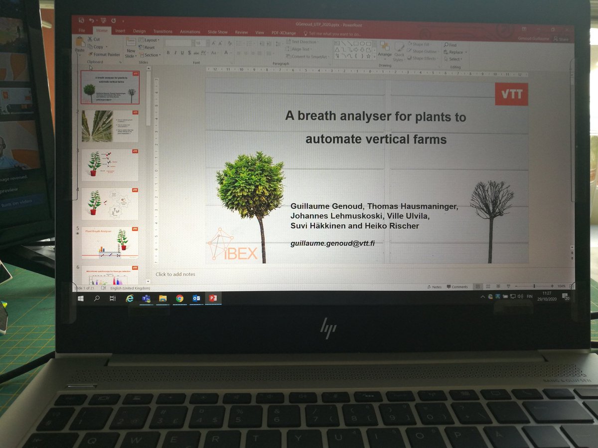 Ready to give a talk at the new technology day of the Finnish glasshouse growers association. Thanks <a href="/JyrkiJalkanen/">Jyrki Jalkanen</a> for the invitation ! <a href="/VTTFinland/">VTT</a>