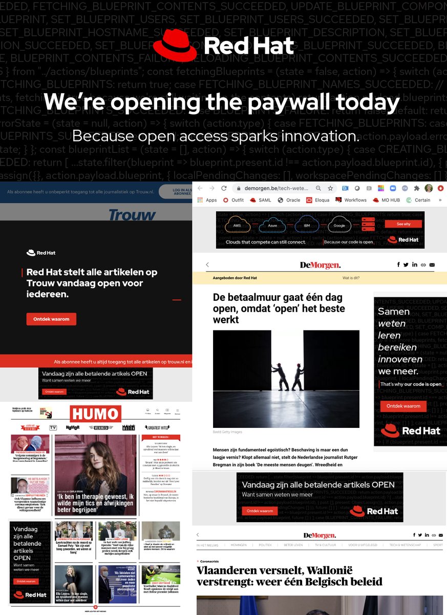 Erica_Engelen's tweet photo. There is no paywall today! Because we believe that when we share information and ideas and collaborate together we will achieve more. Read why (EN):  https://t.co/o0hpv1FiSz https://t.co/v6TyDXDKeg