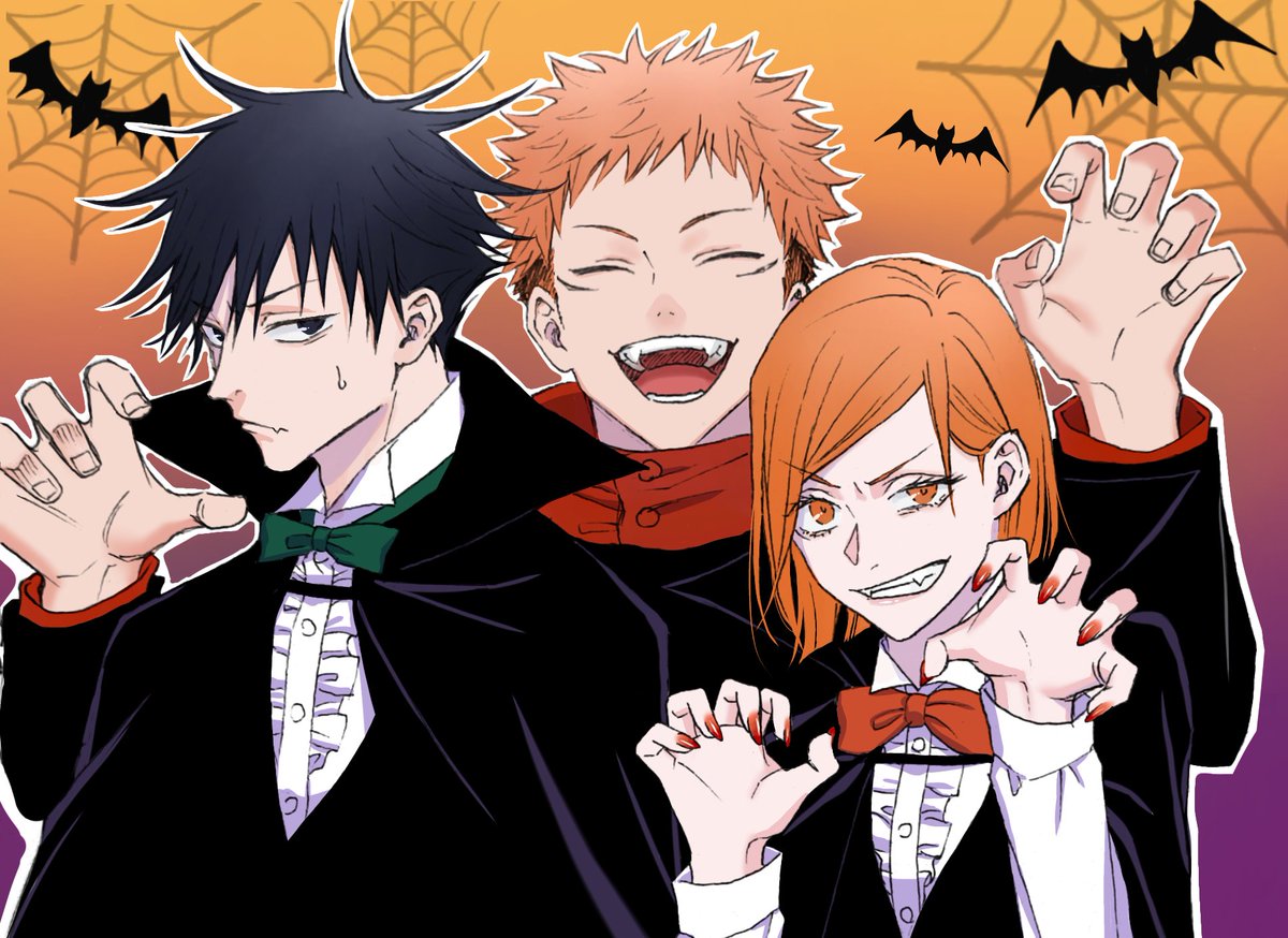 呪術廻戦 本誌表紙ネタの呪術1年生ズ 今週の表紙イラストめちゃくちゃ可愛かった ふじしろのイラスト